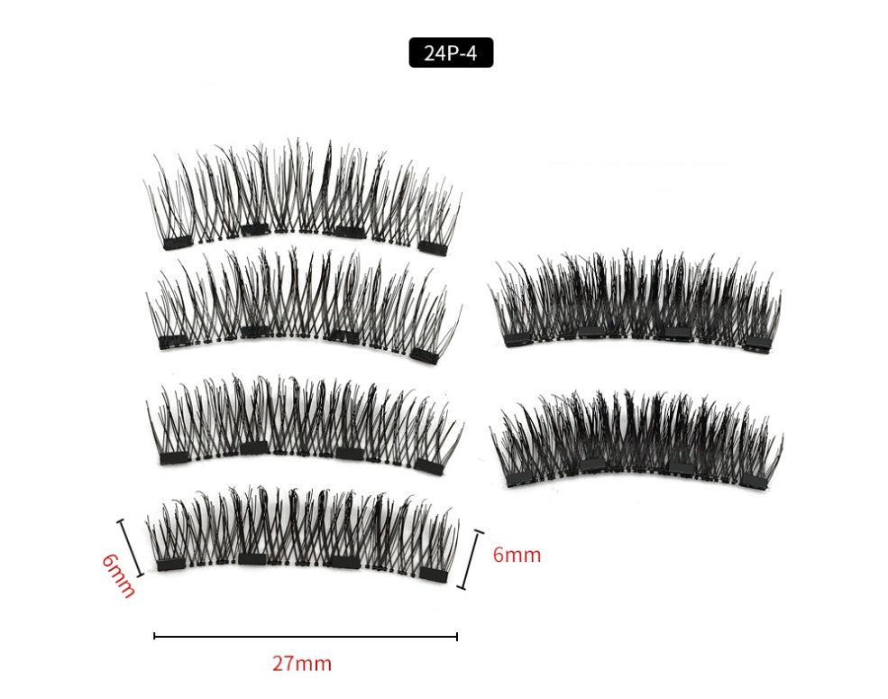 Four Magnet False Eyelashes
