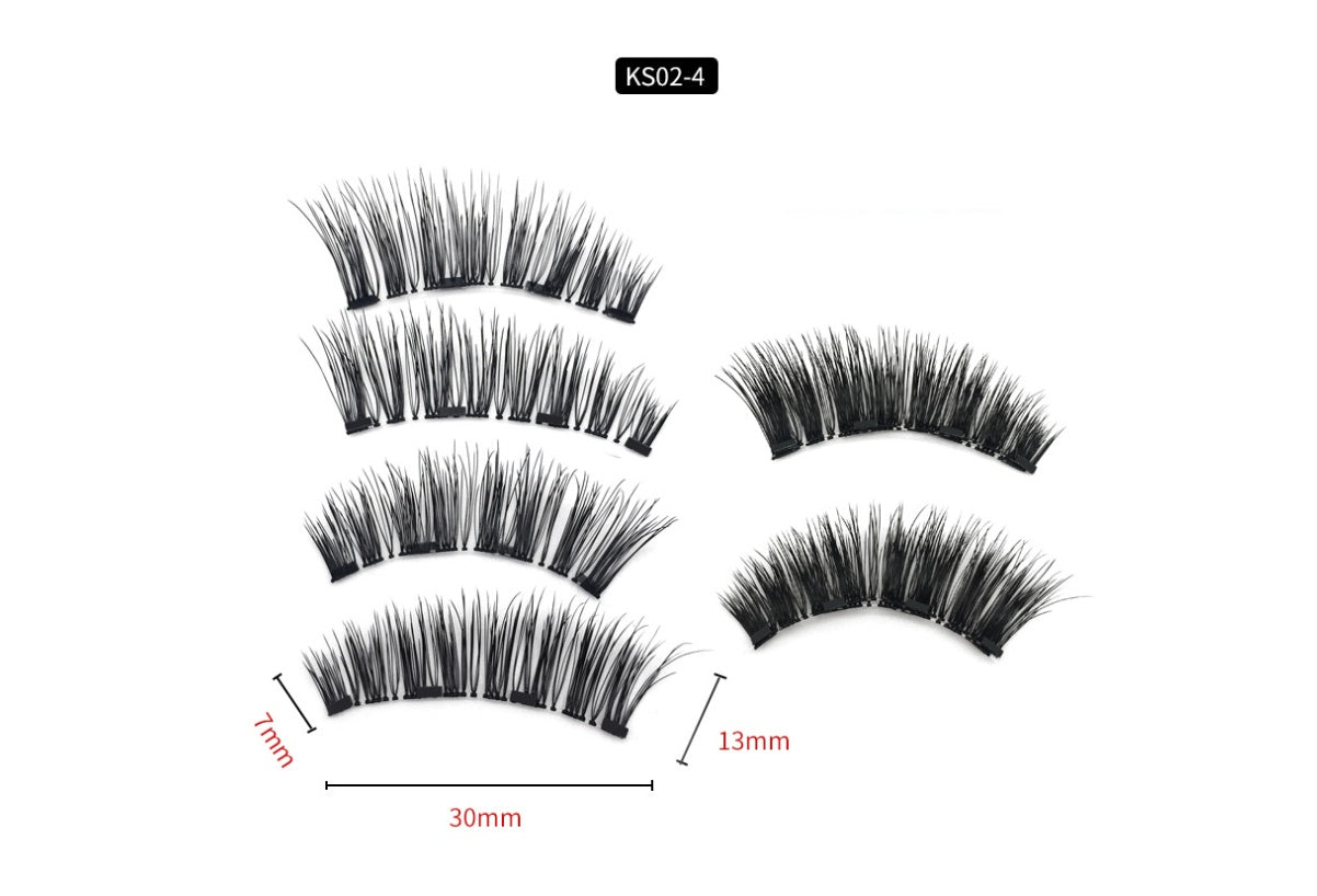 Four Magnet False Eyelashes
