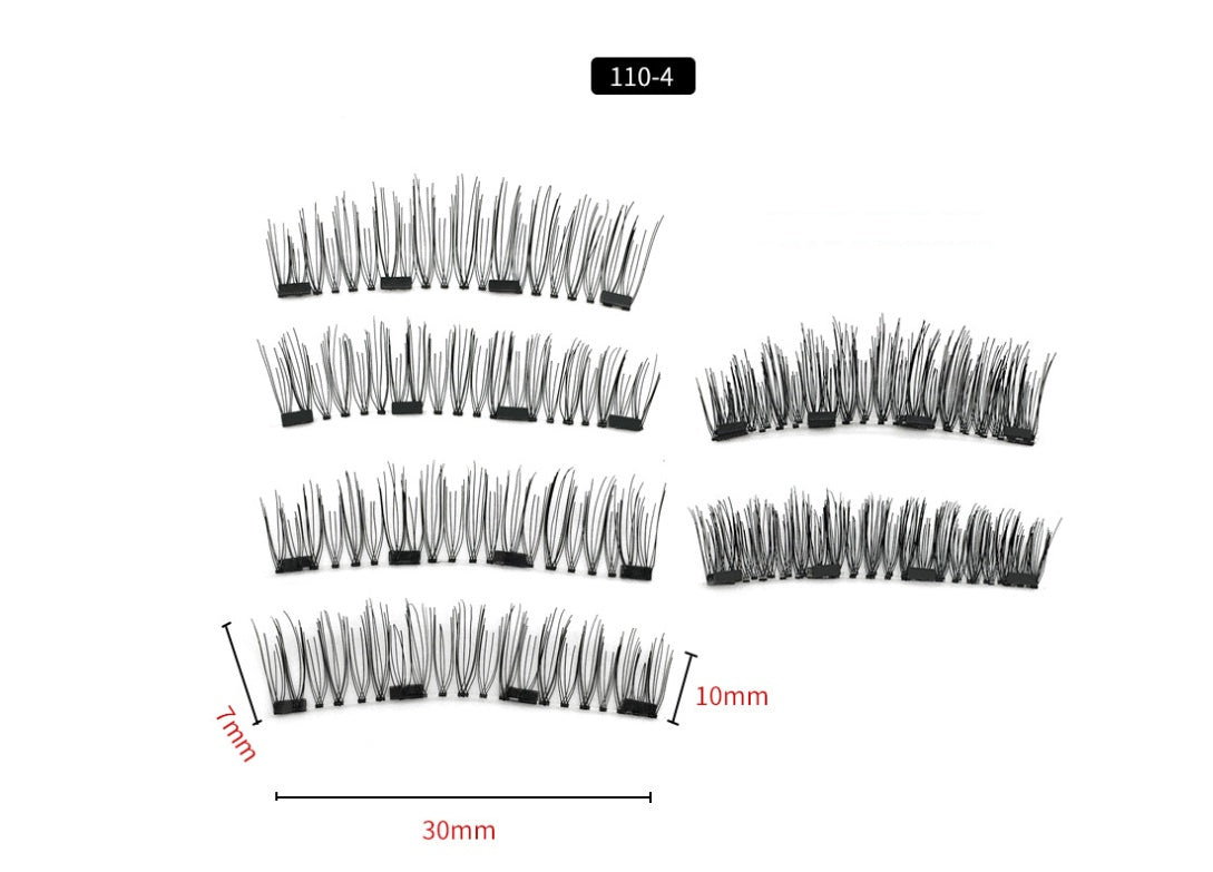 Four Magnet False Eyelashes