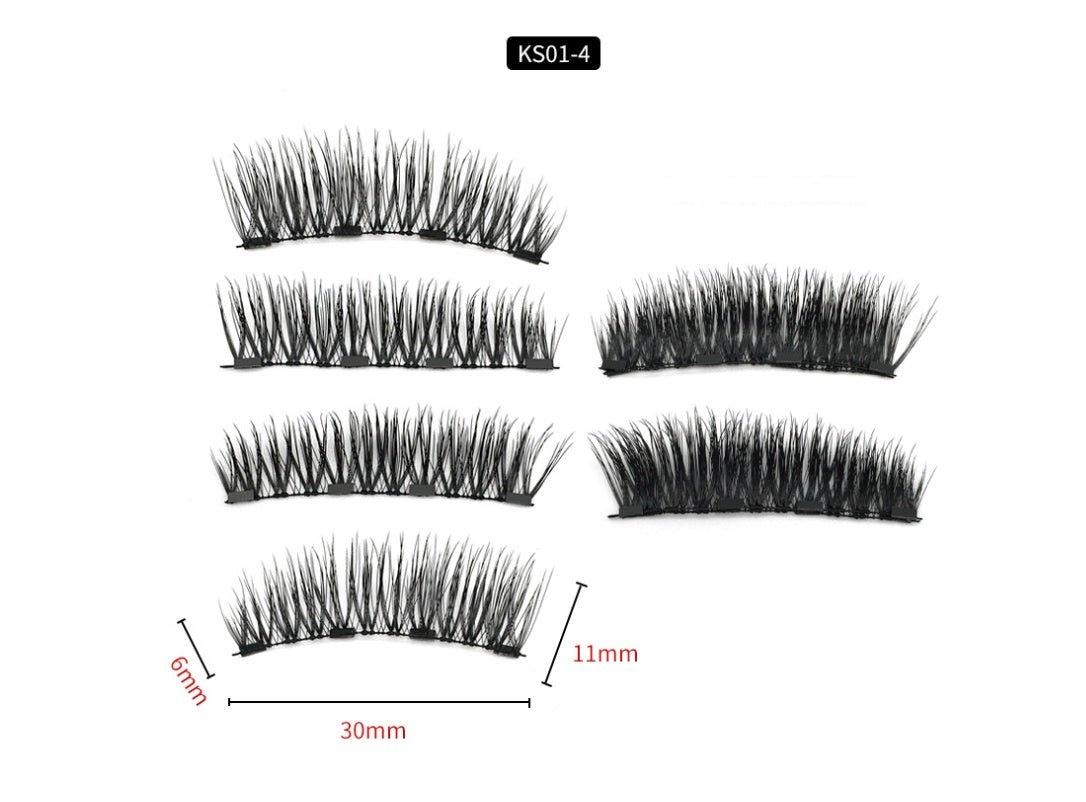 Four Magnet False Eyelashes