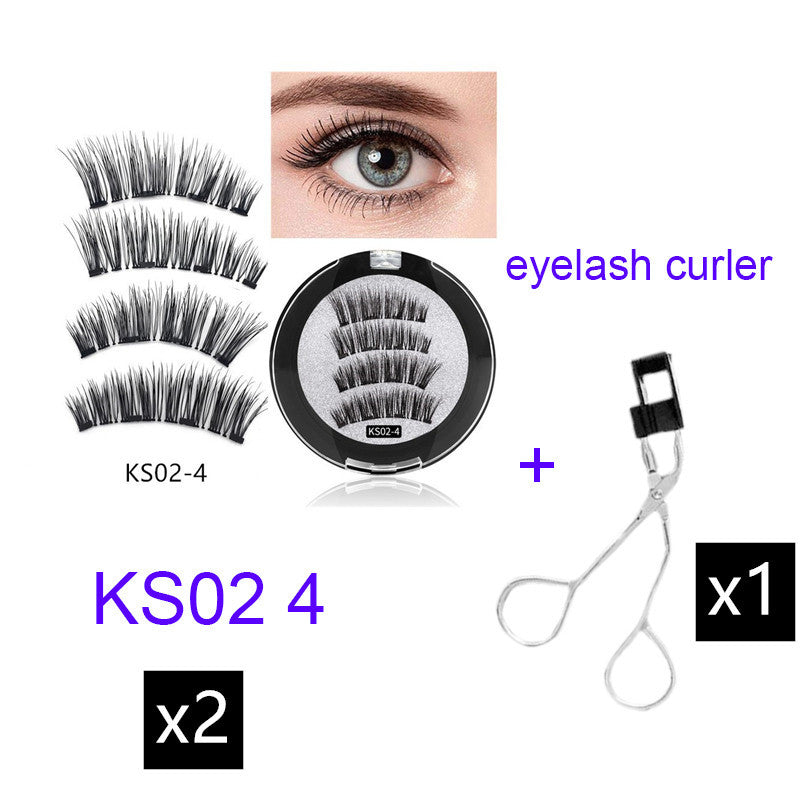Four Magnet False Eyelashes