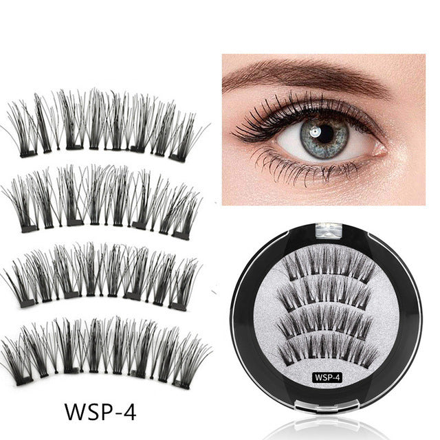 Four Magnet False Eyelashes