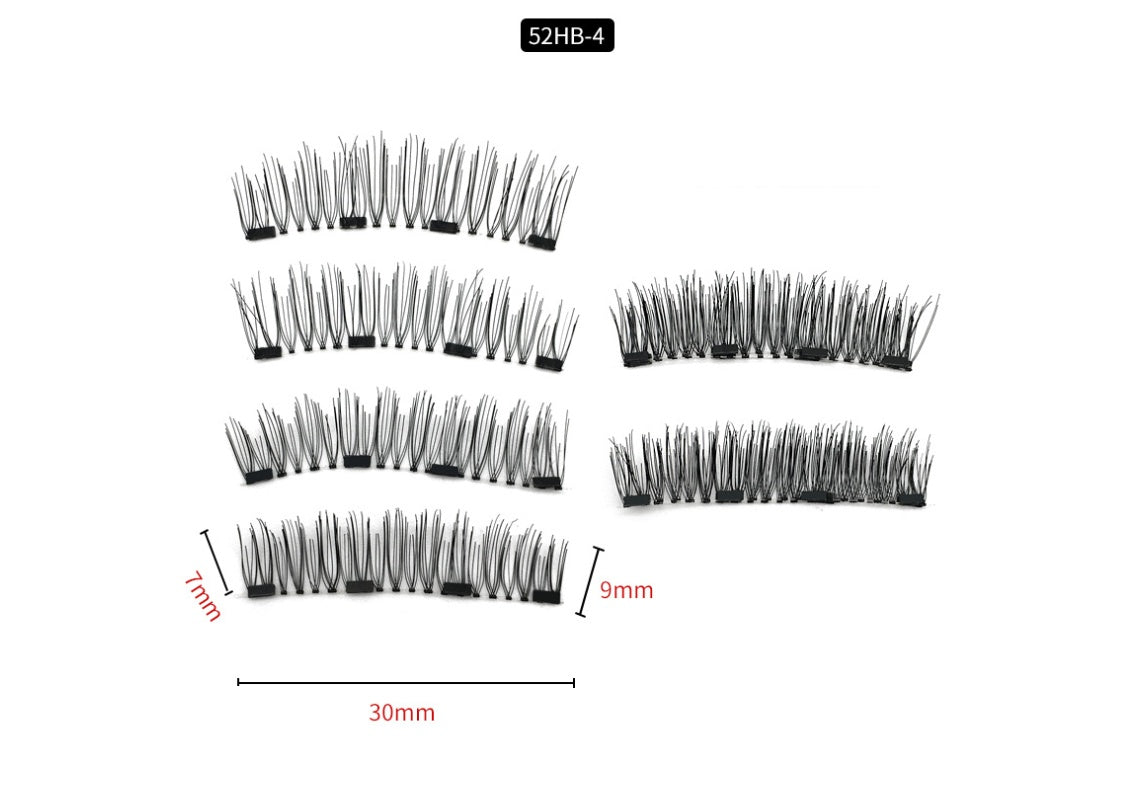 Four Magnet False Eyelashes