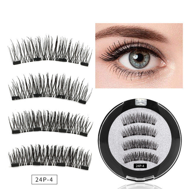 Four Magnet False Eyelashes