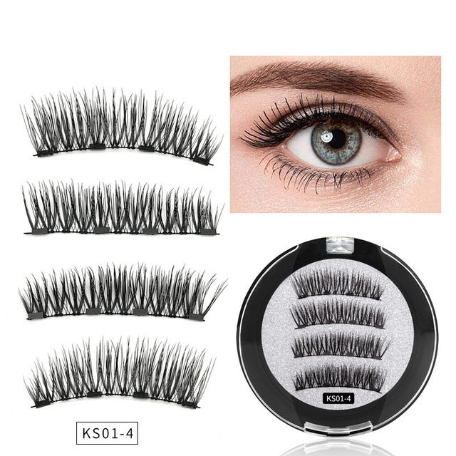 Four Magnet False Eyelashes