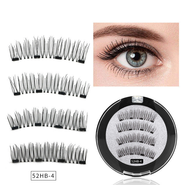 Four Magnet False Eyelashes