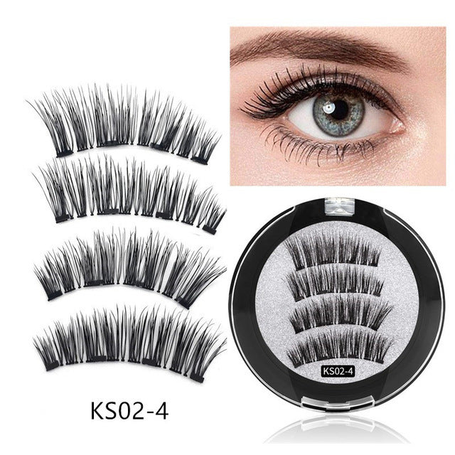 Four Magnet False Eyelashes